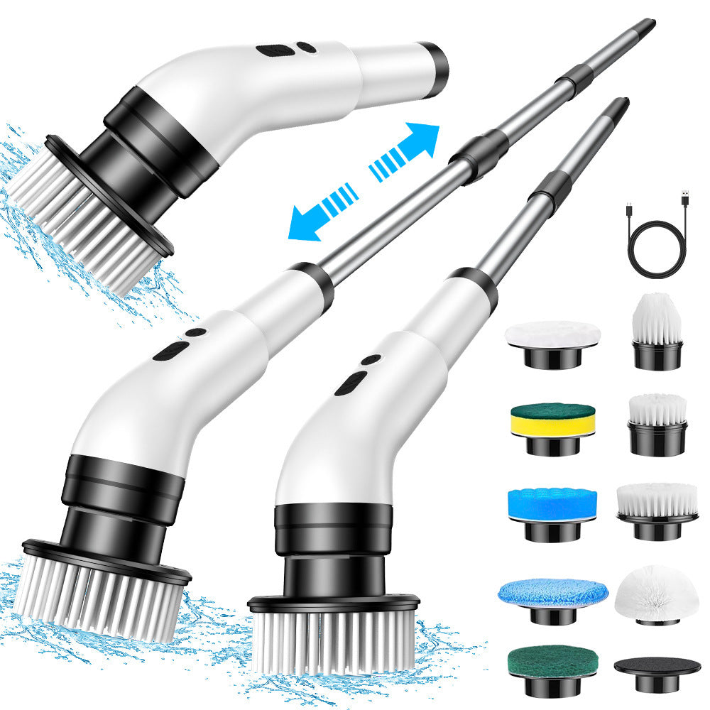 Nova Cleaning Brush 8 in 1 Multifunctional Household Wireless Rotatable Cleaning Brush