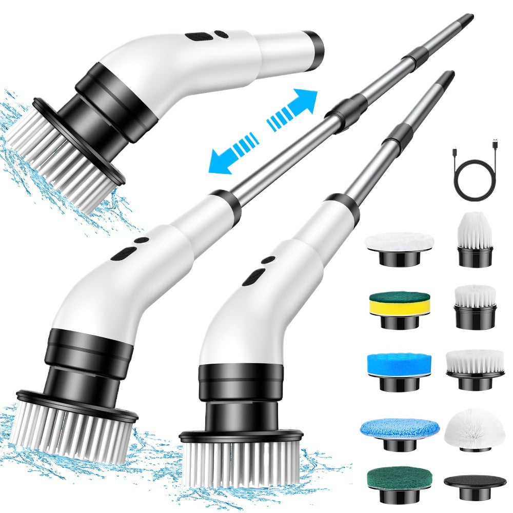 Nova Cleaning Brush 8 in 1 Multifunctional Household Wireless Rotatable Cleaning Brush